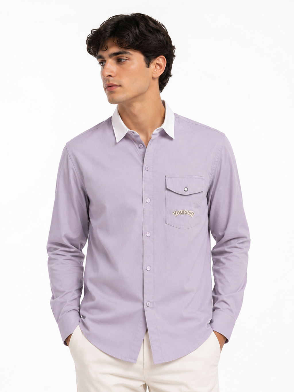 Contrast Collar Premium Shirts