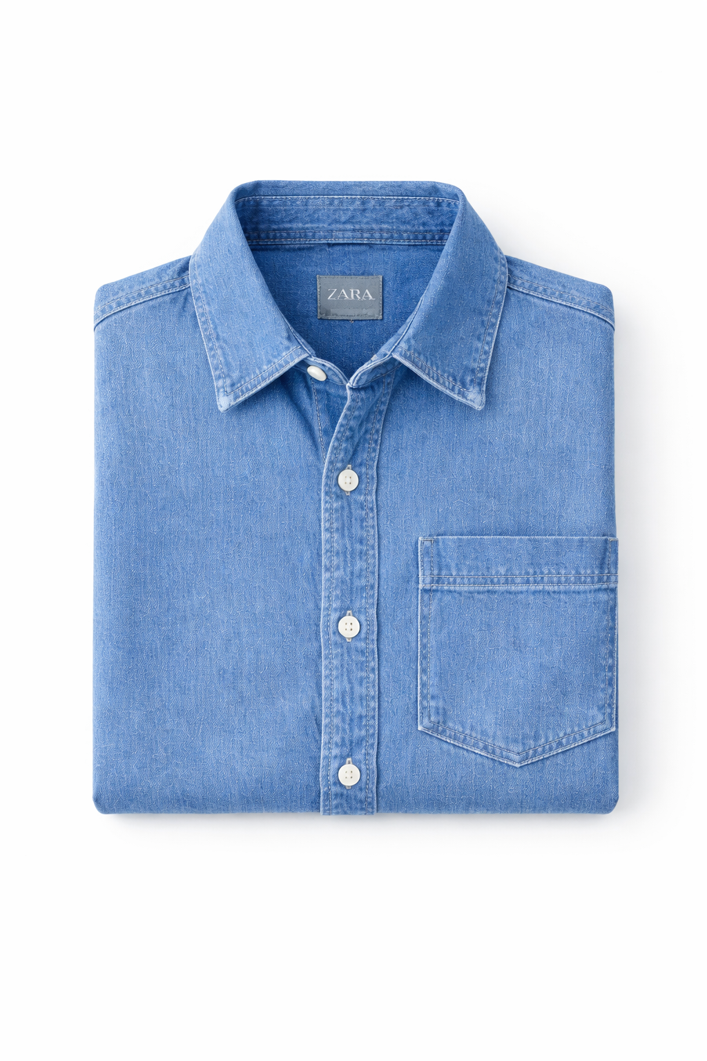 REGULAR FIT DENIM SHIRT