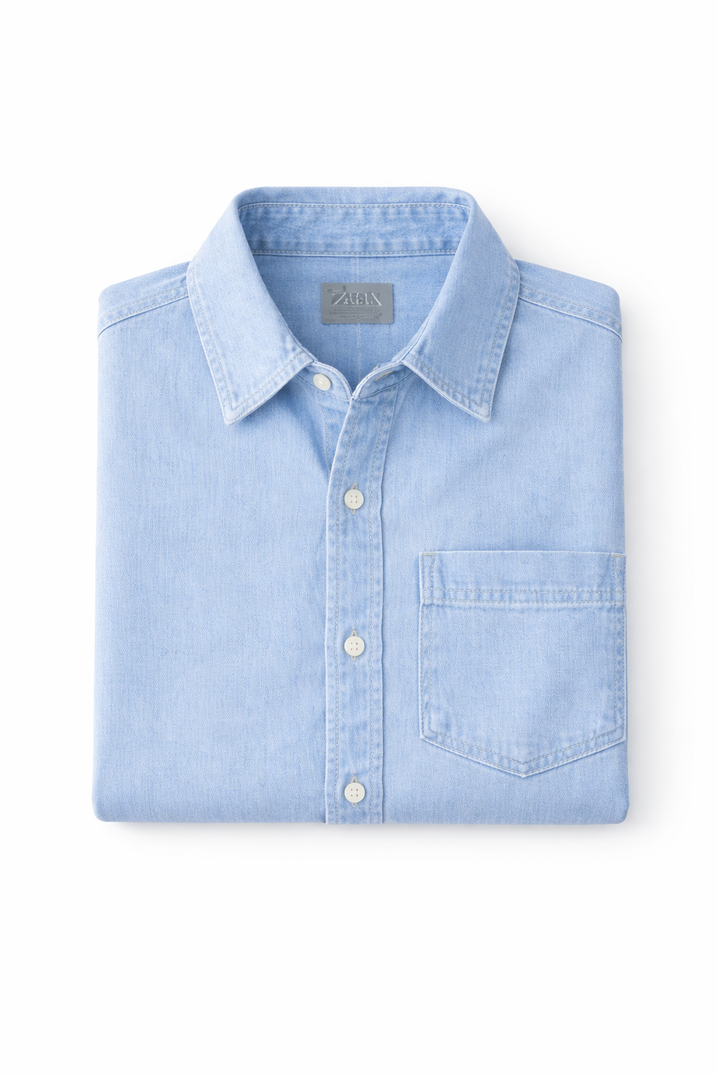 REGULAR FIT DENIM SHIRT