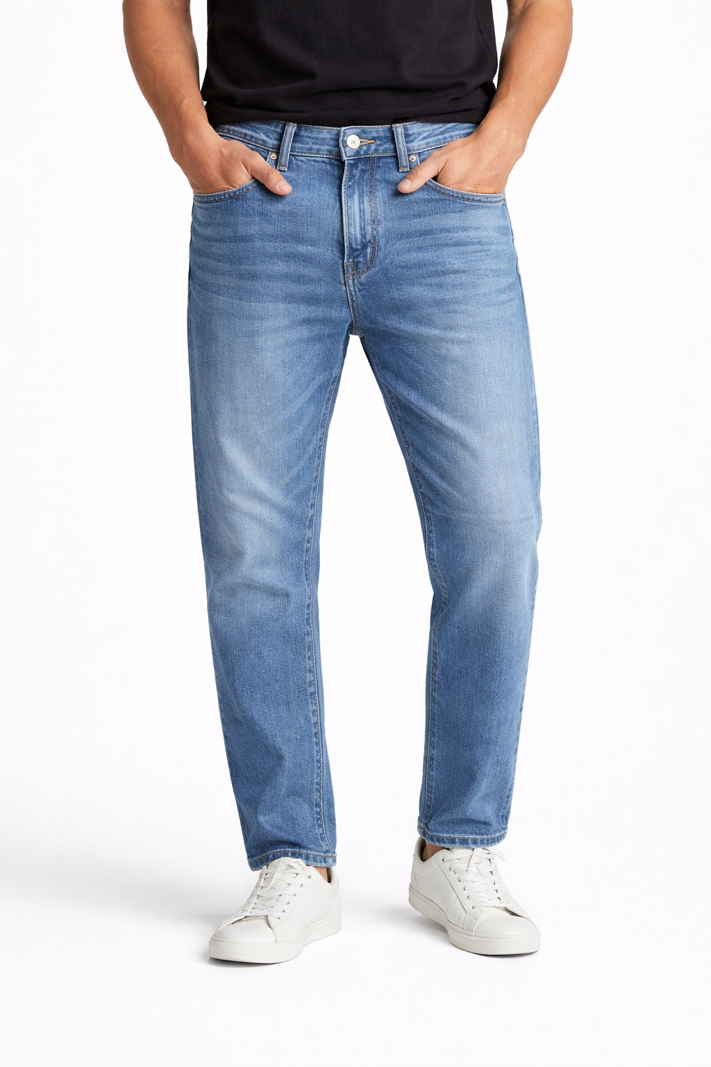 RELAX FIT BLUE DENIM JEANS