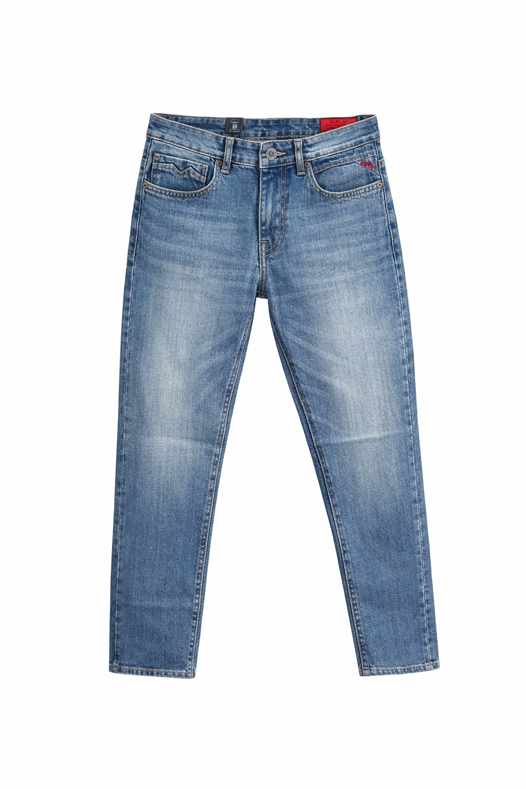 RELAX FIT BLUE DENIM JEANS