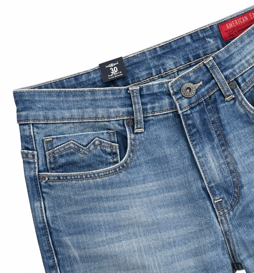 RELAX FIT BLUE DENIM JEANS