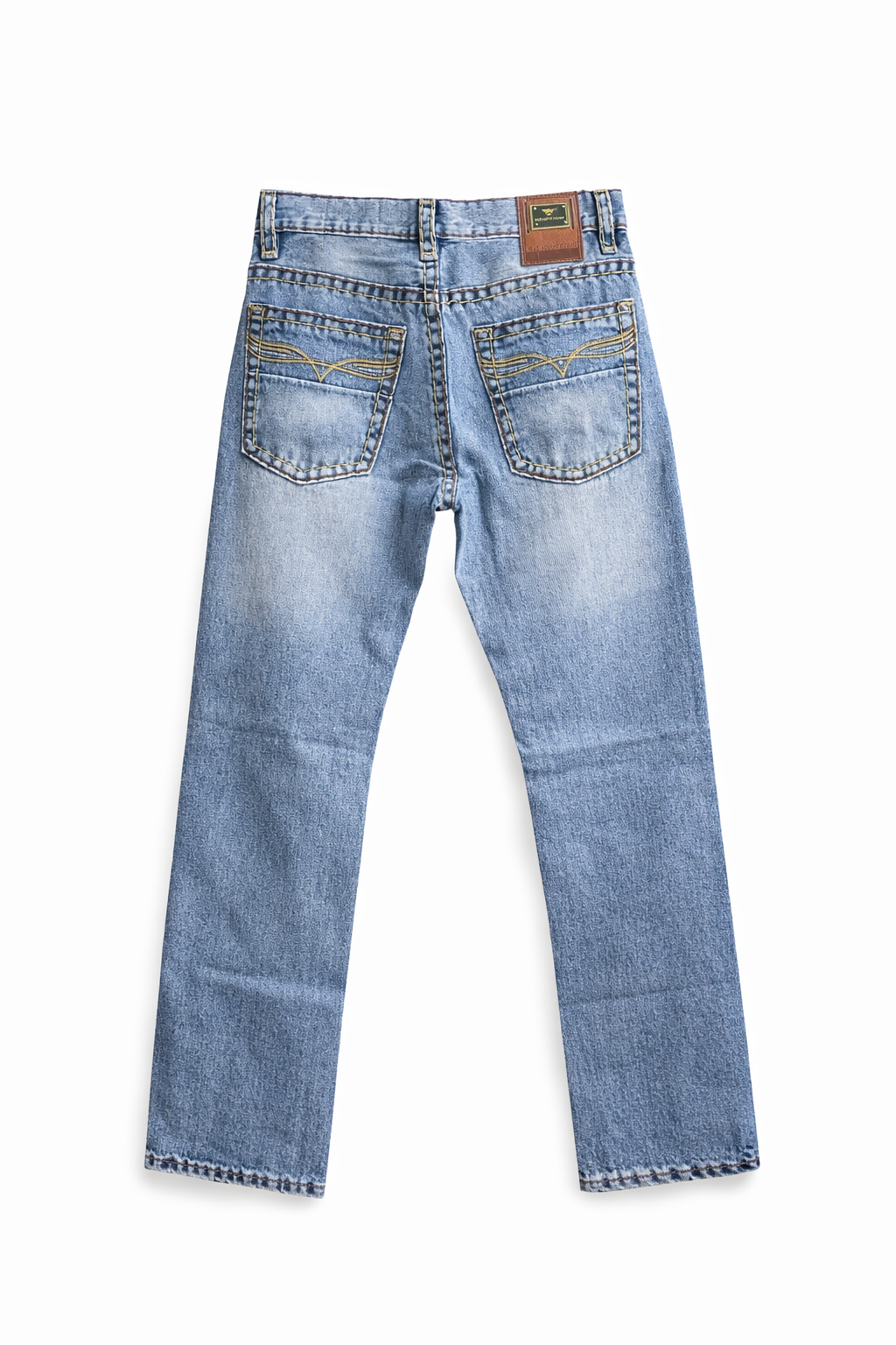 CLASSIC DENIM STRAIGHT FIT JEANS