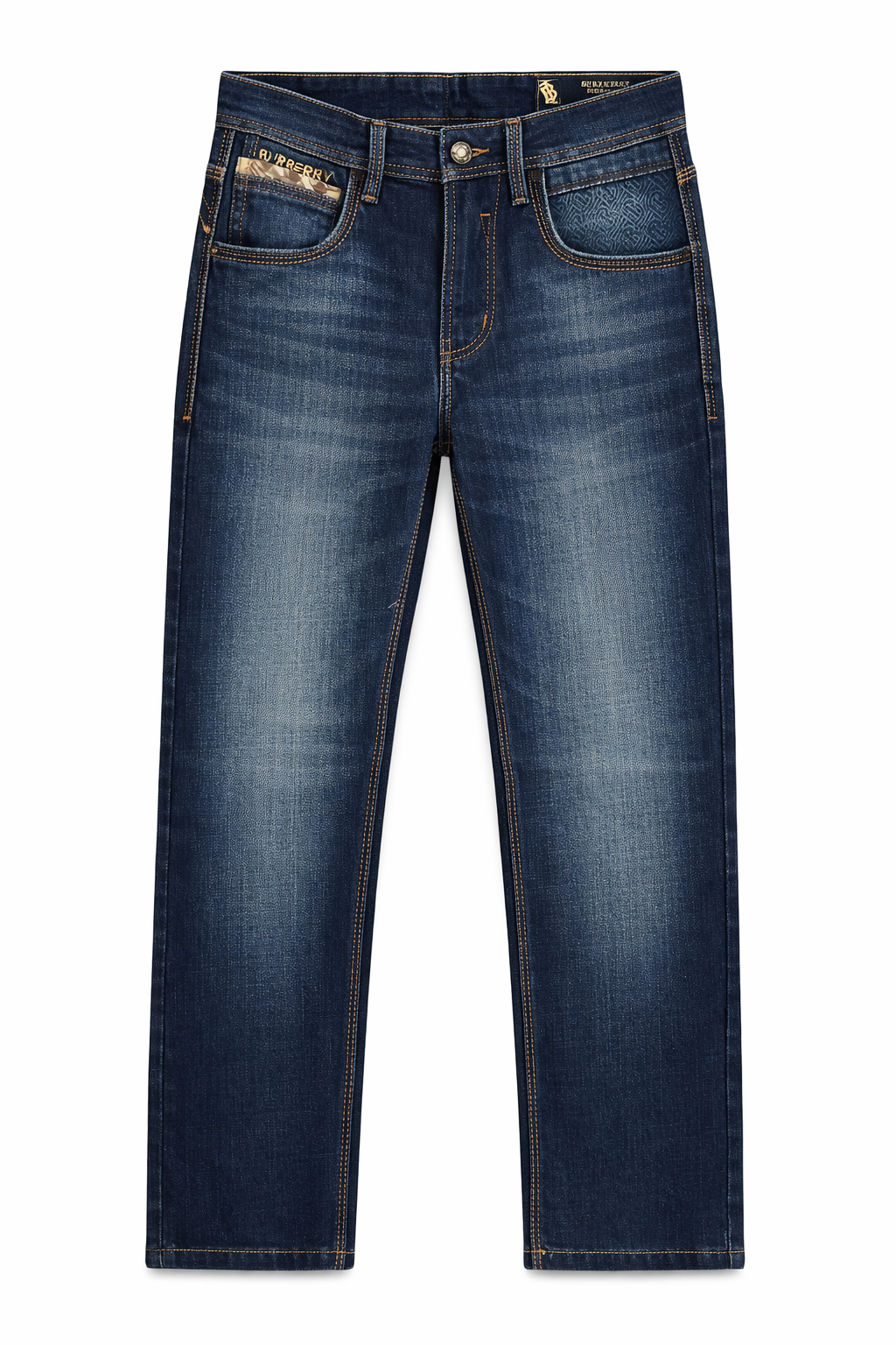 CLASSIC DENIM STRAIGHT FIT JEANS