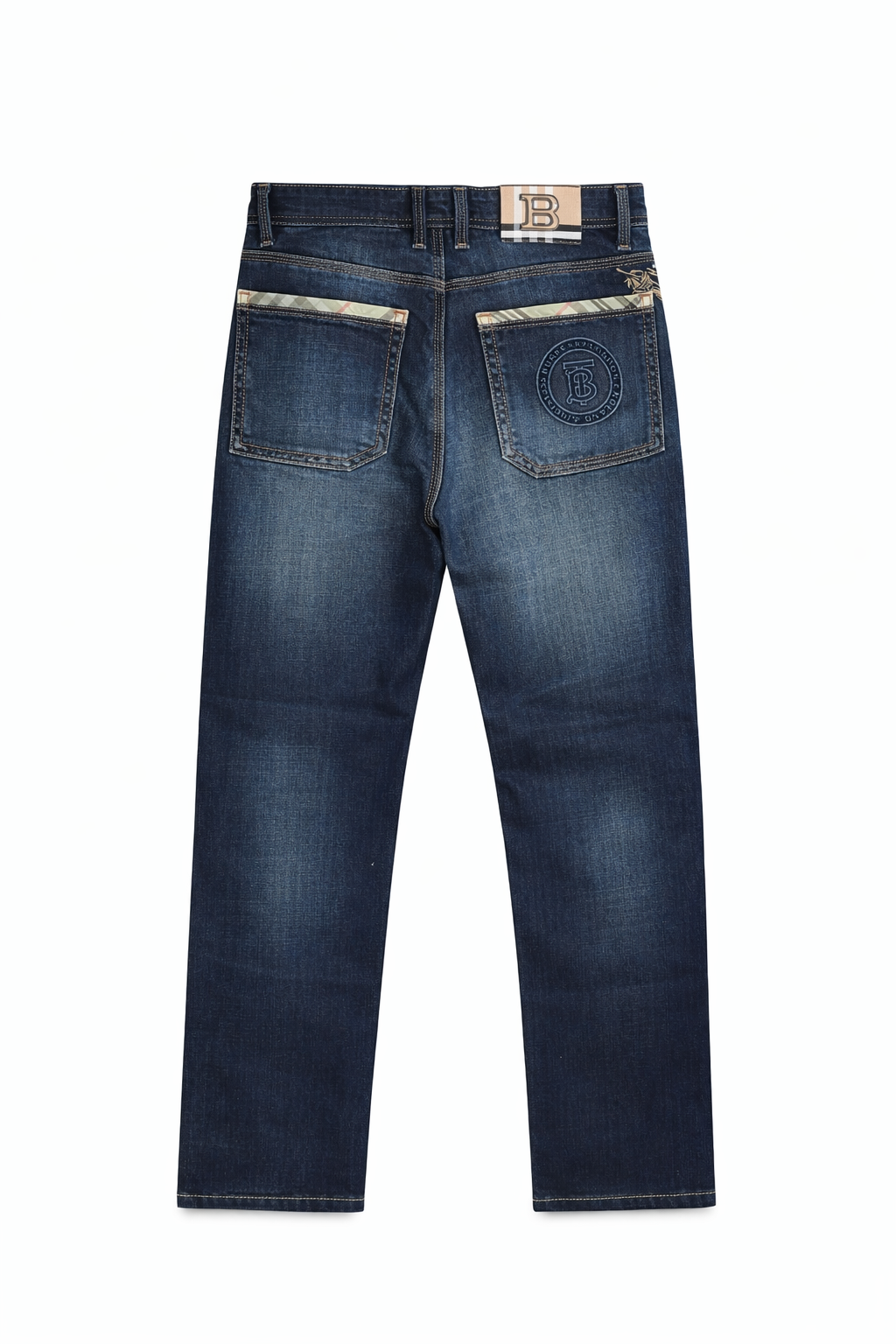 CLASSIC DENIM STRAIGHT FIT JEANS