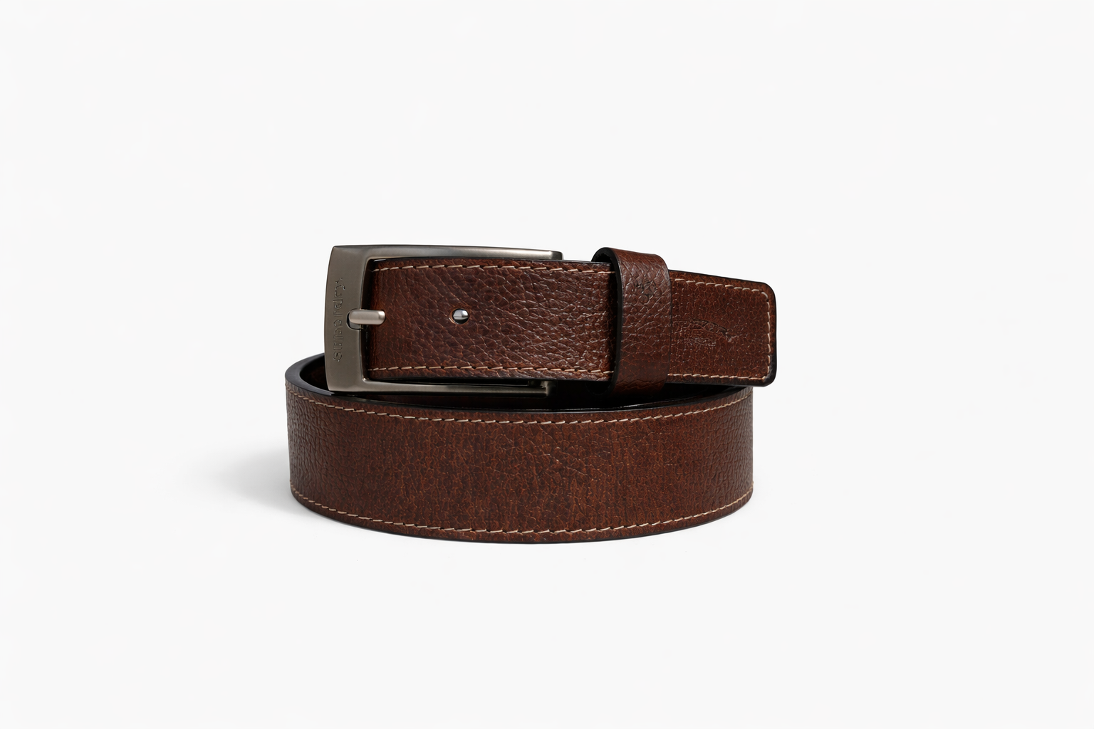 GENUINE LEATHER BELT BROWN