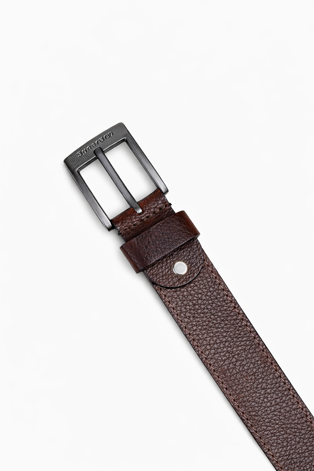 GENUINE LEATHER BELT BROWN
