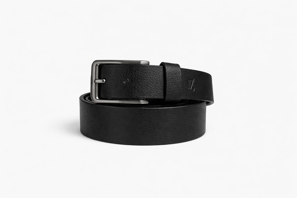 GENUINE LEATHER BELT BLACK