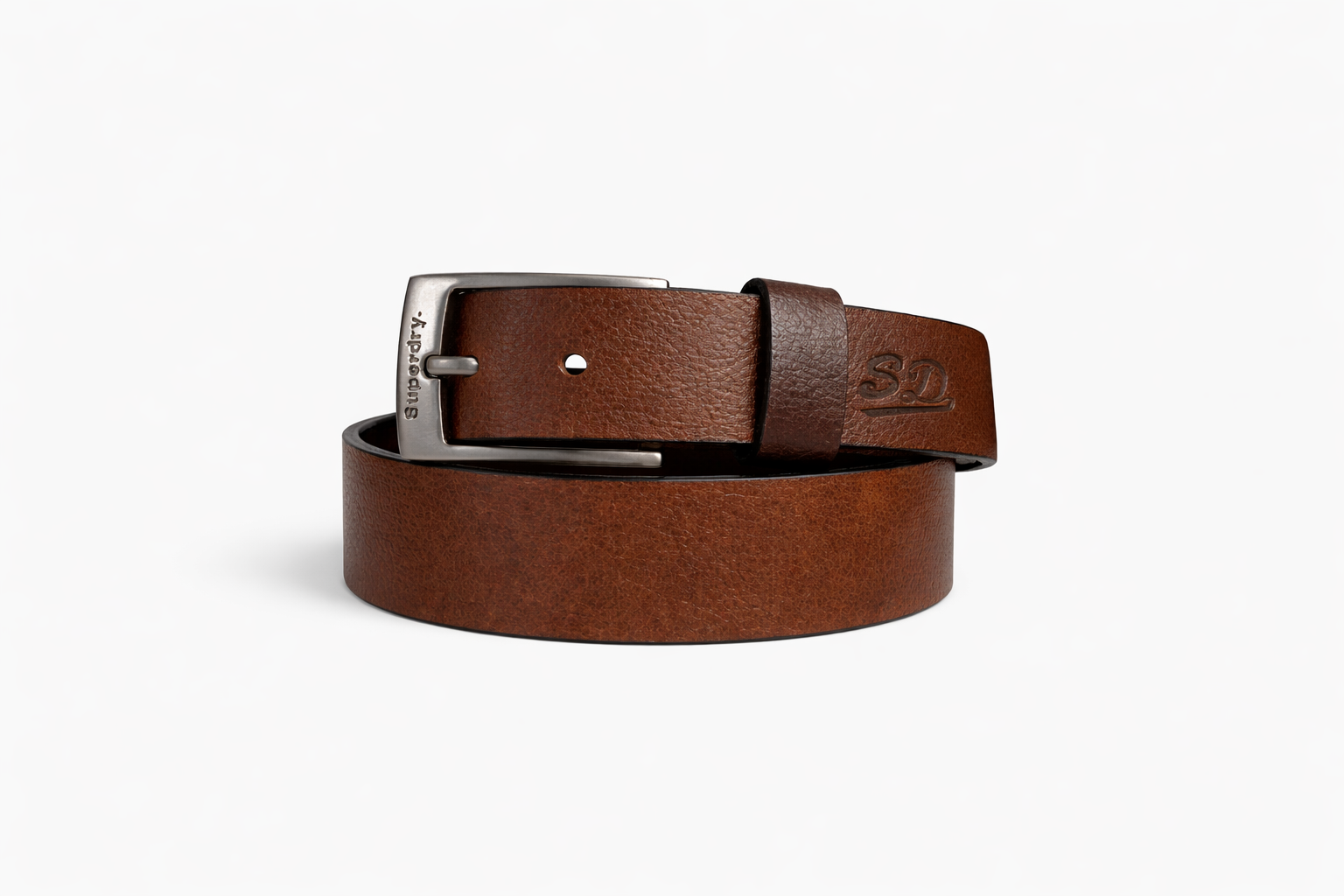 GENUINE LEATHER BELT BROWN
