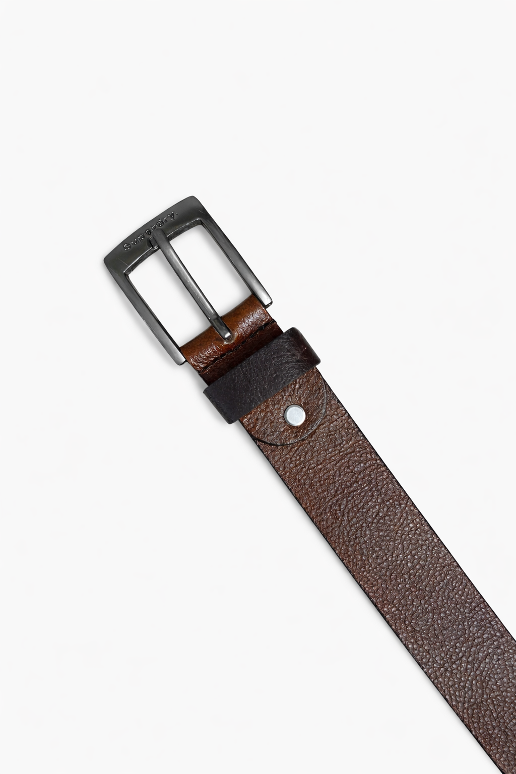 GENUINE LEATHER BELT BROWN