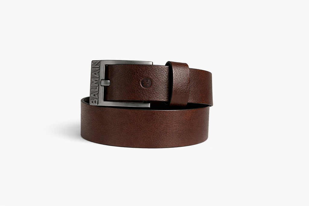 GENUINE LEATHER BELT BROWN