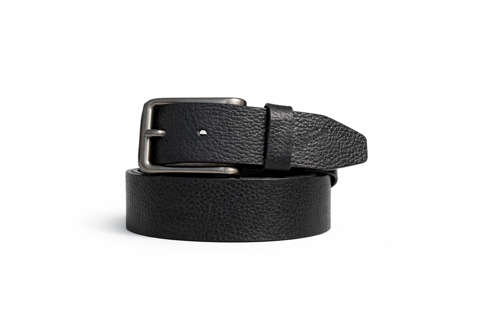 GENUINE LEATHER BELT BLACK
