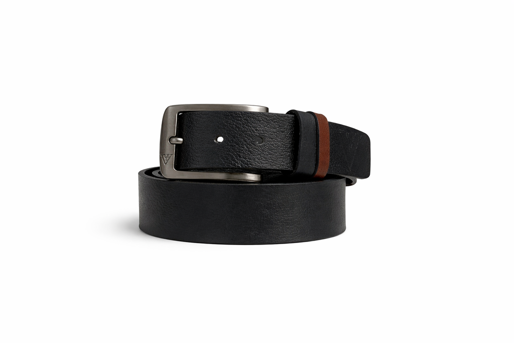 GENUINE LEATHER BELT BLACK