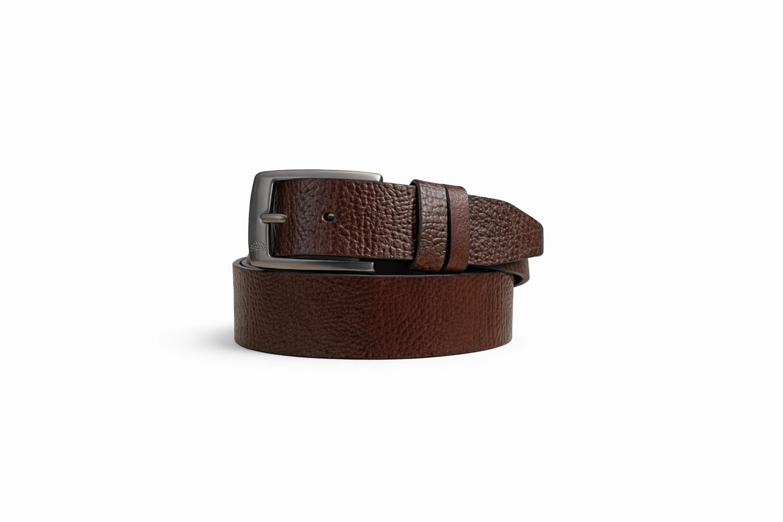 GENUINE LEATHER BELT BROWN