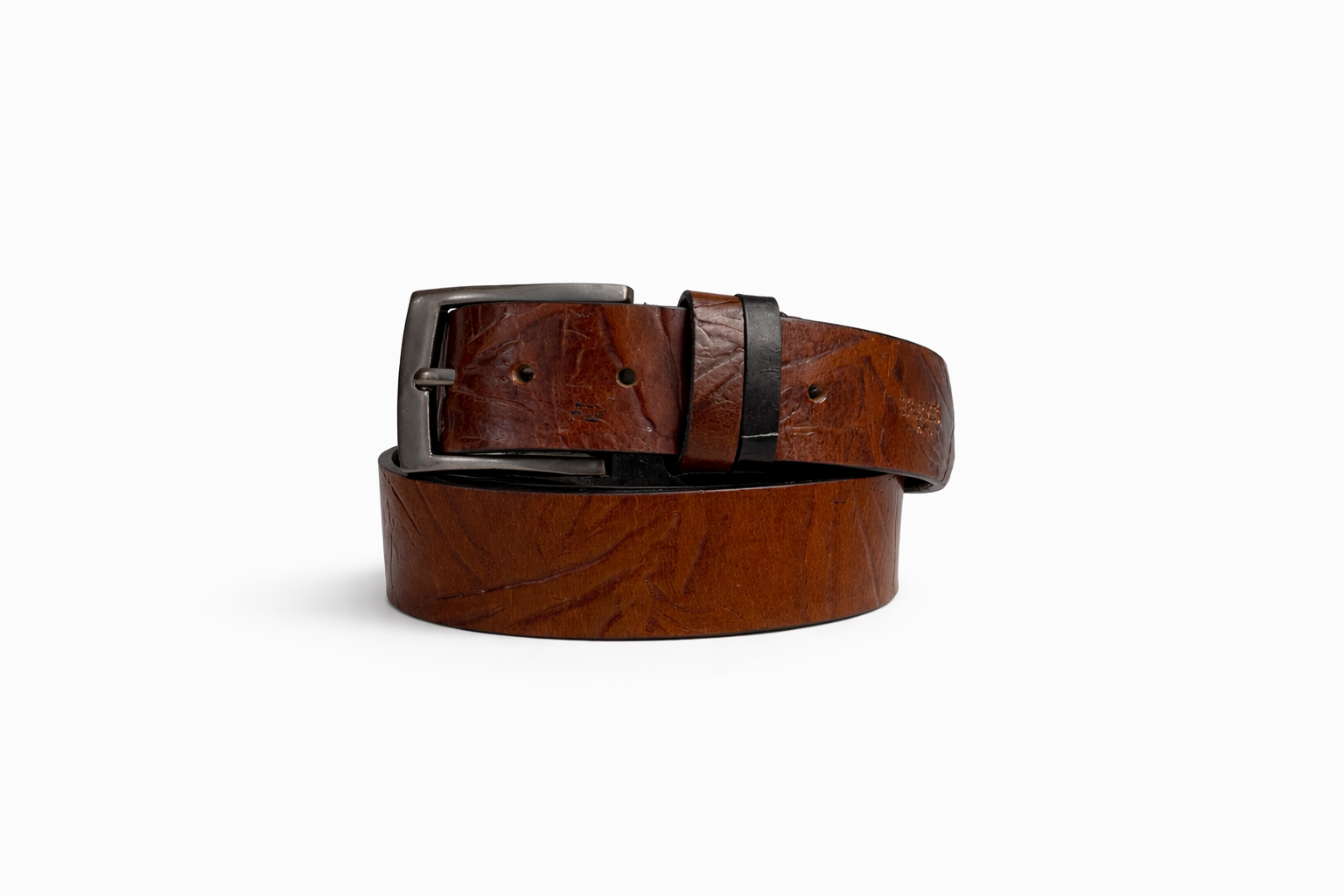 GENUINE LEATHER BELT BROWN