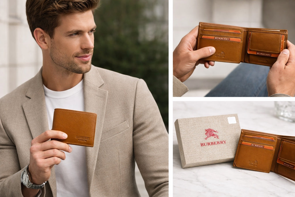 GENUINE LEATHER WALLET TAN