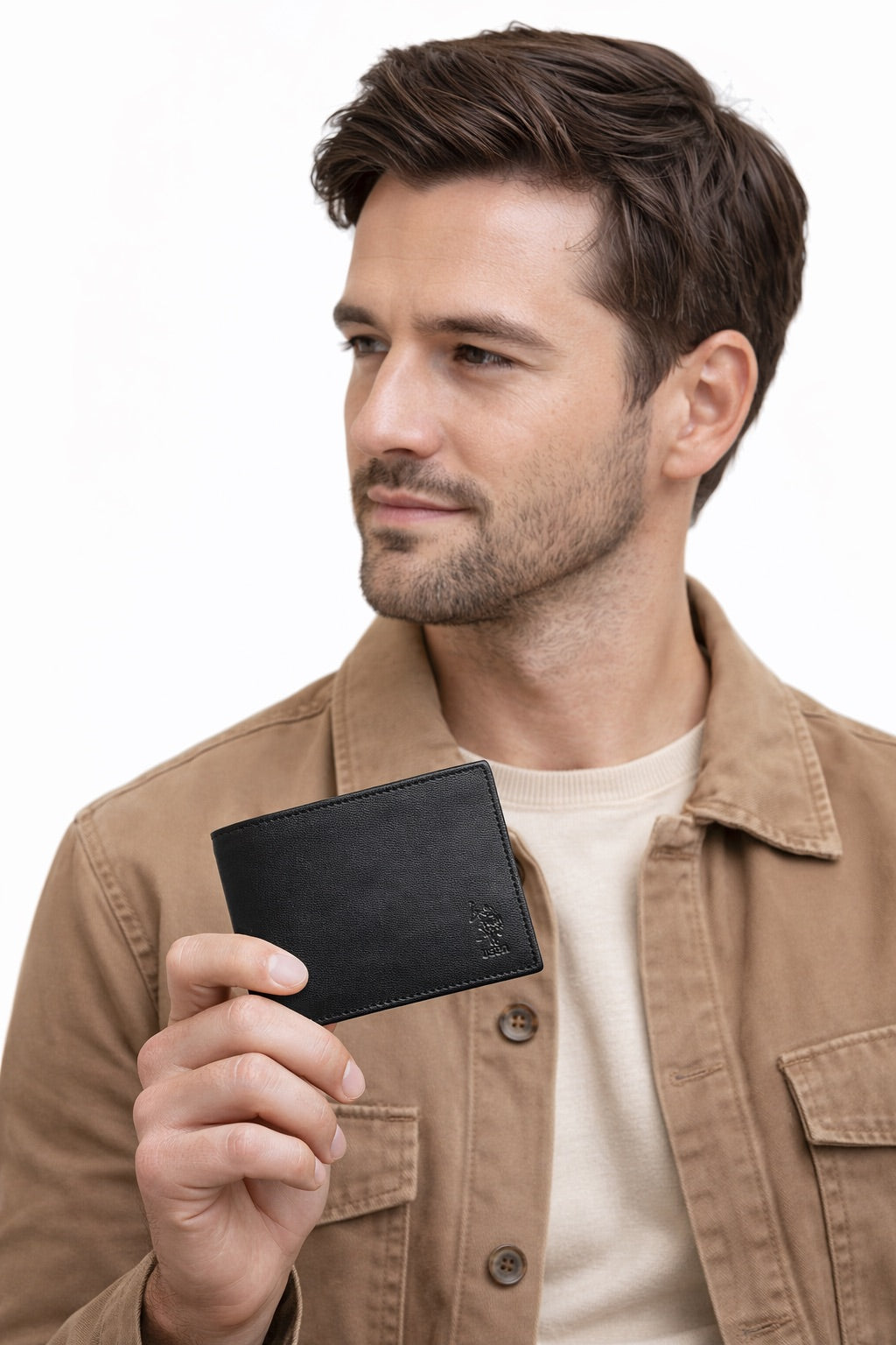 GENUINE LEATHER WALLET BLACK