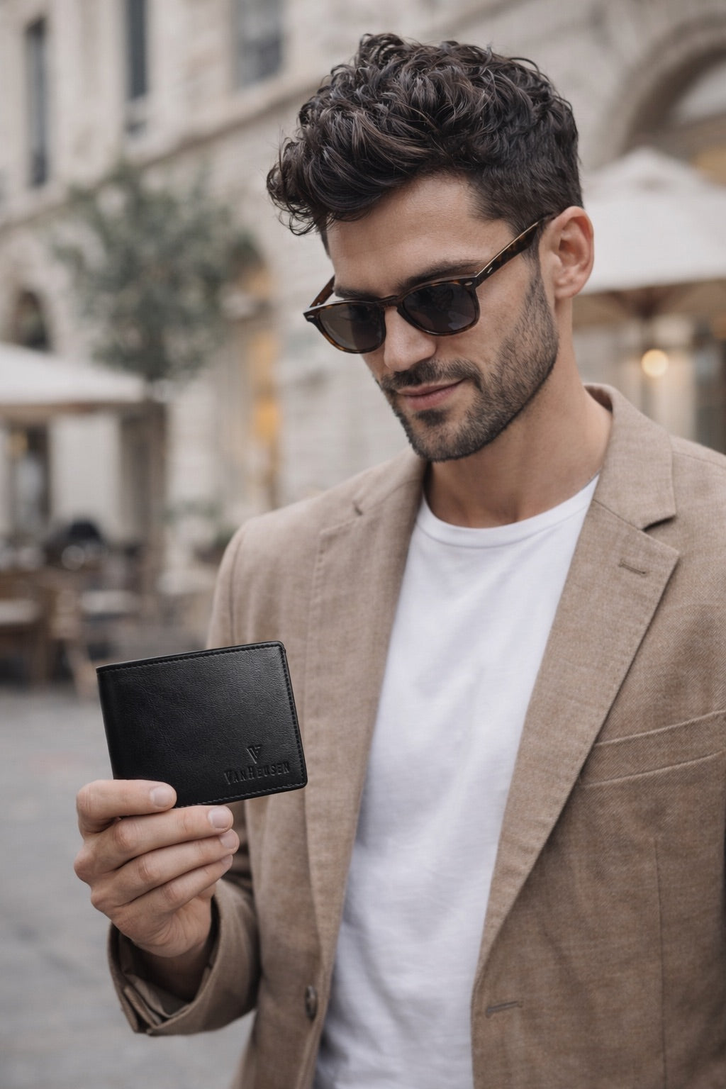 GENUINE LEATHER WALLET BLACK