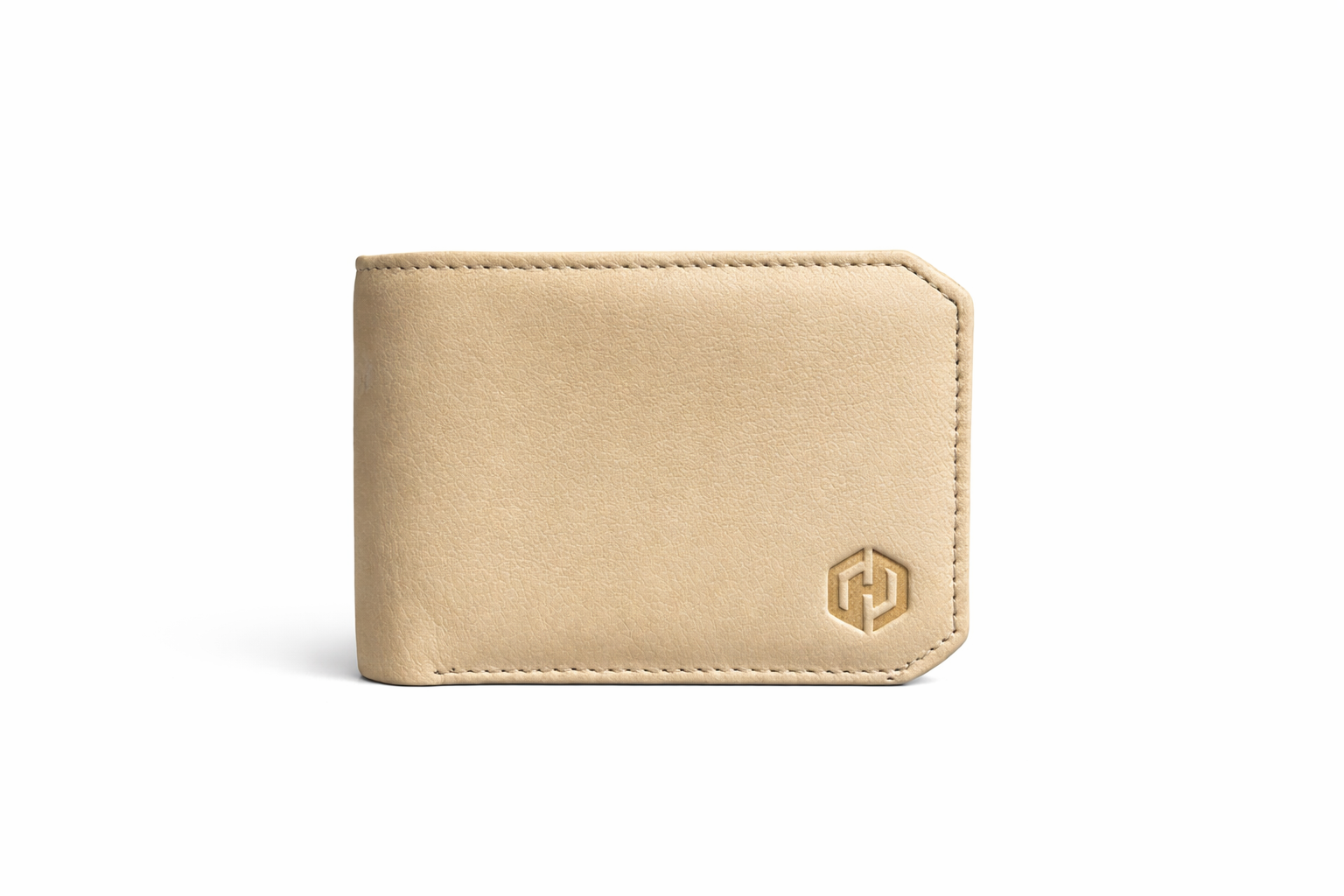 GENUINE LEATHER WALLET BEIGE