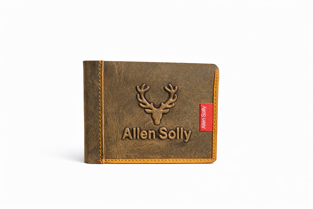 GENUINE LEATHER WALLET BROWN