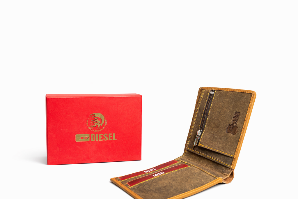 GENUINE LEATHER WALLET BROWN