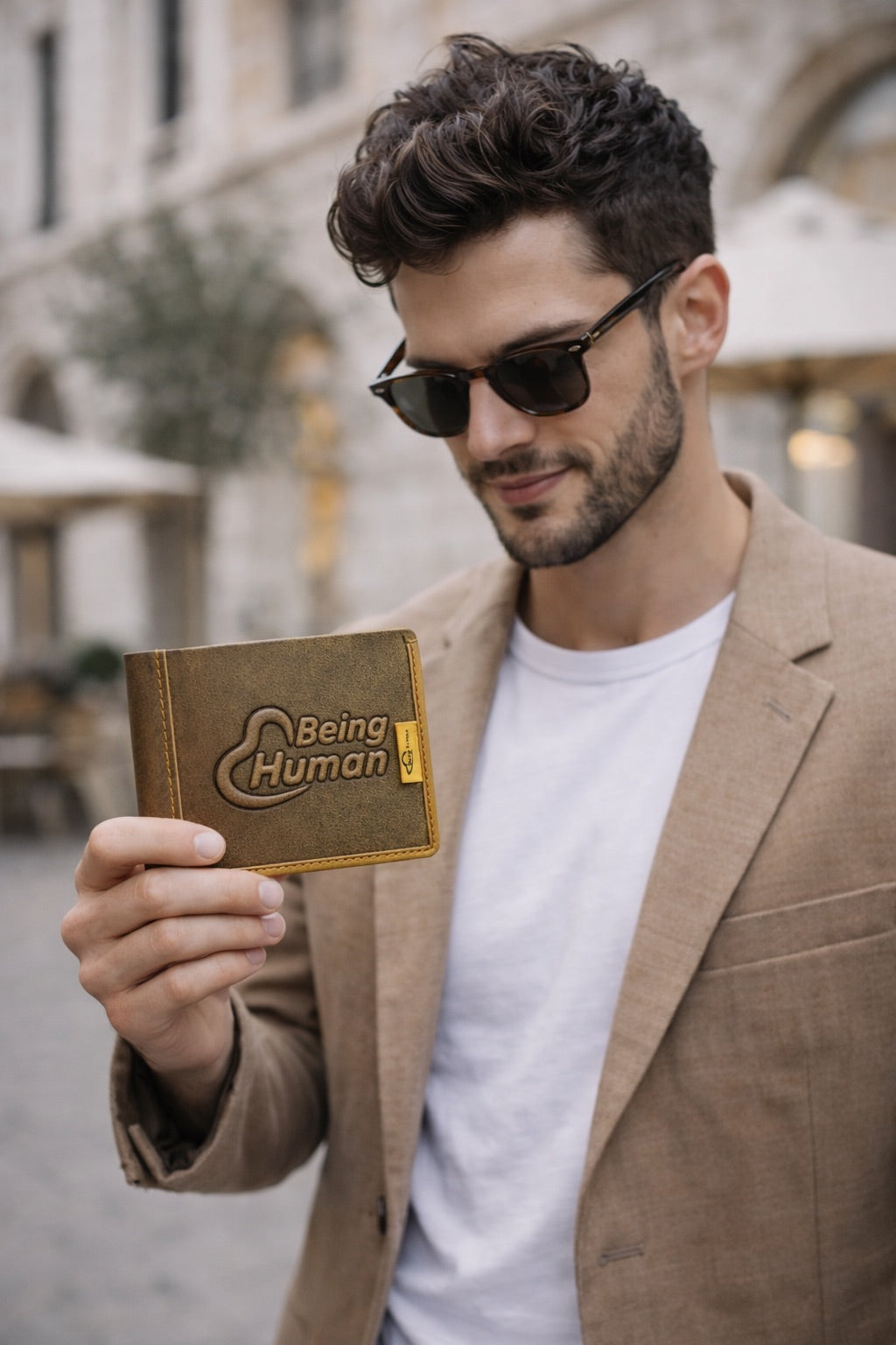 GENUINE LEATHER WALLET BROWN