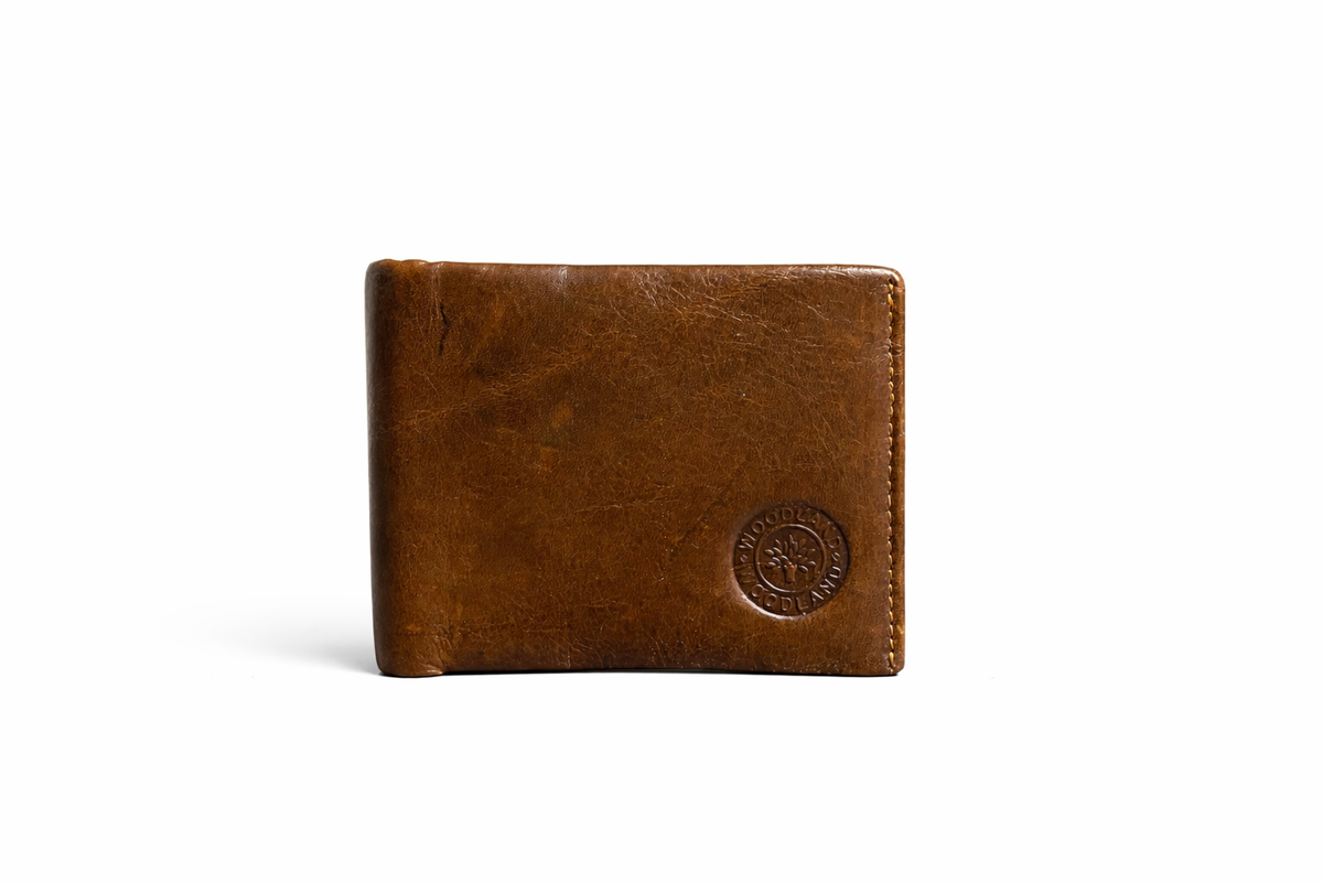 GENUINE LEATHER WALLET COFFEE