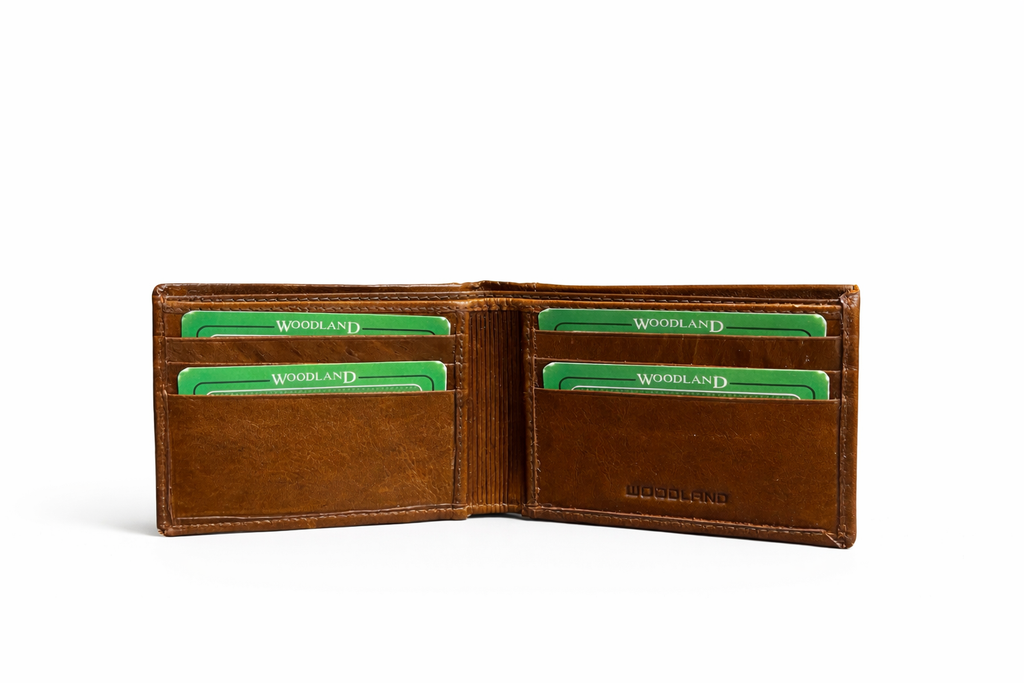 GENUINE LEATHER WALLET COFFEE