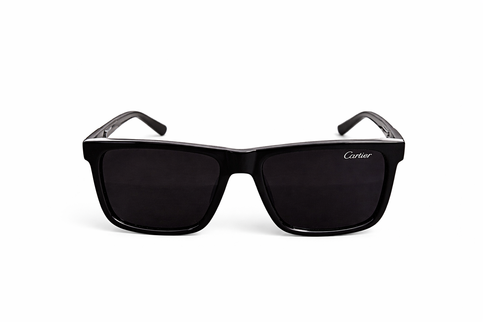 Luxury Black Frame Sunglasses with Dark Lenses