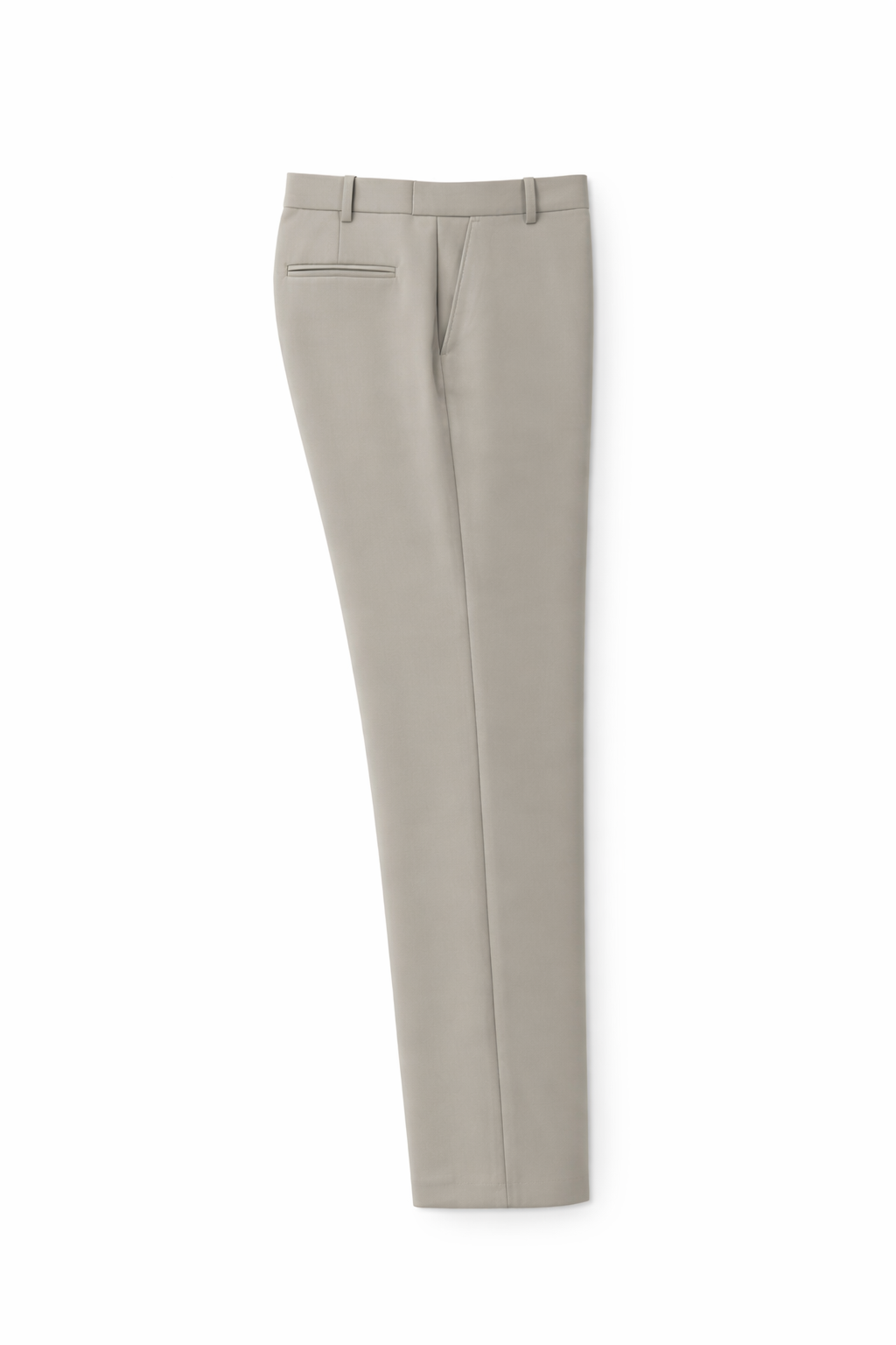 STRAIGHT FIT GREY FORMAL PANT