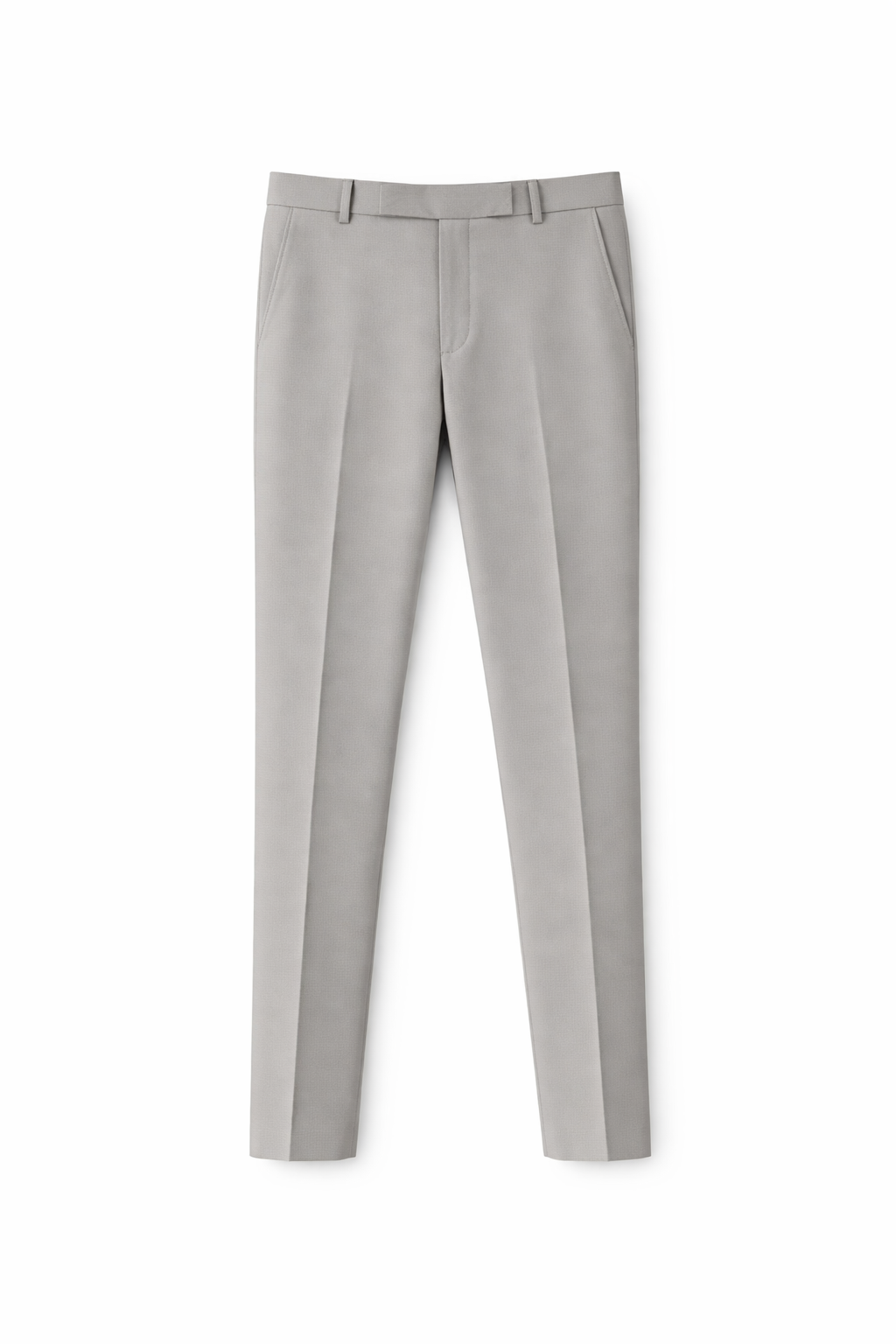 STRAIGHT FIT GREY FORMAL PANT