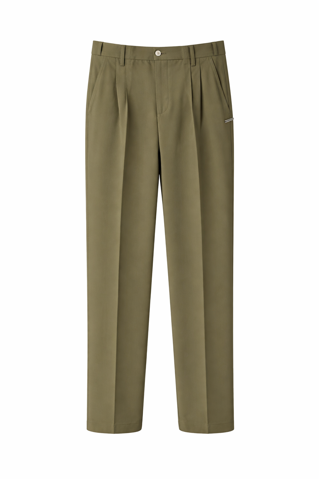 LOOS FIT OLIVE GREEN FORMAL PANT