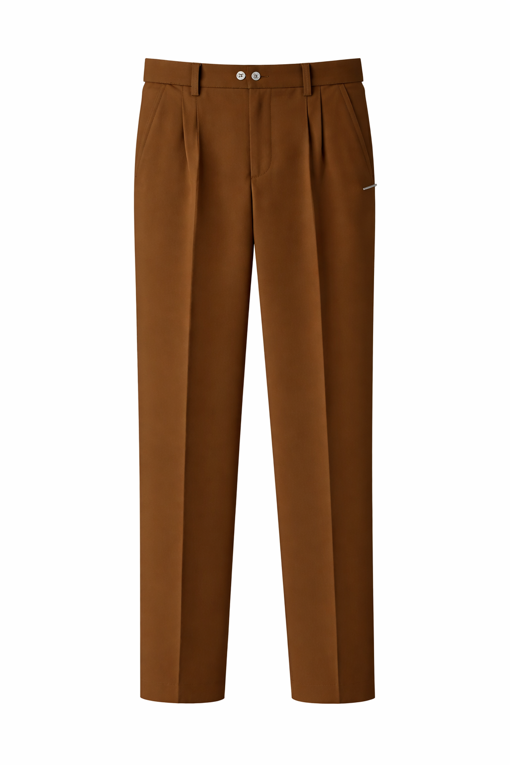 LOOS FIT RUST BROWN FORMAL PANT