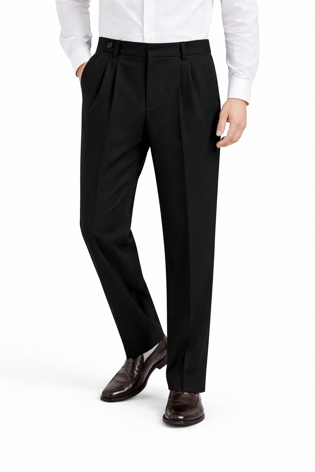 LOOS FIT BLACK  FORMAL PANT