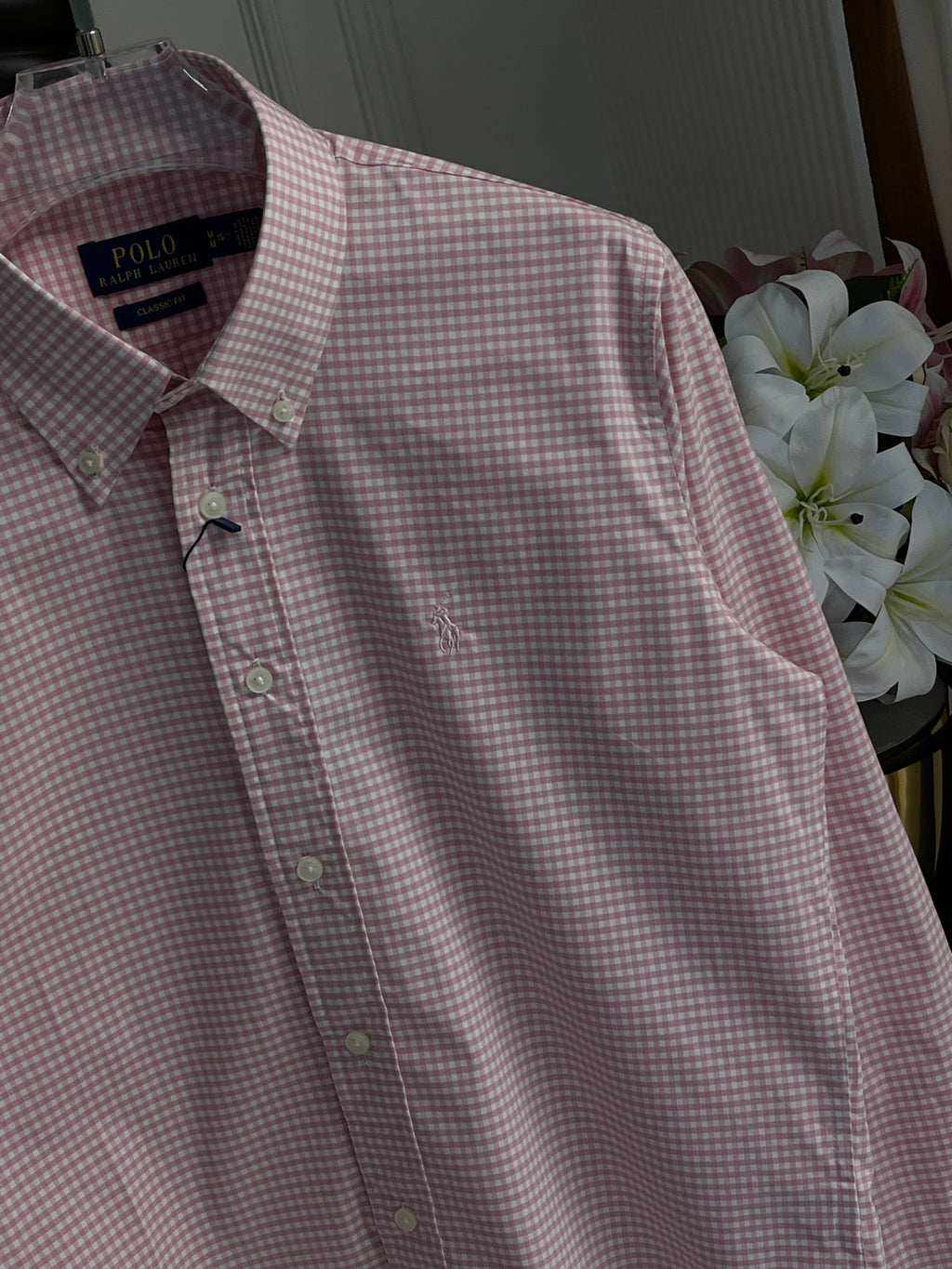 MERCERISED FABRIC  LYCRA PIN CHECK 104