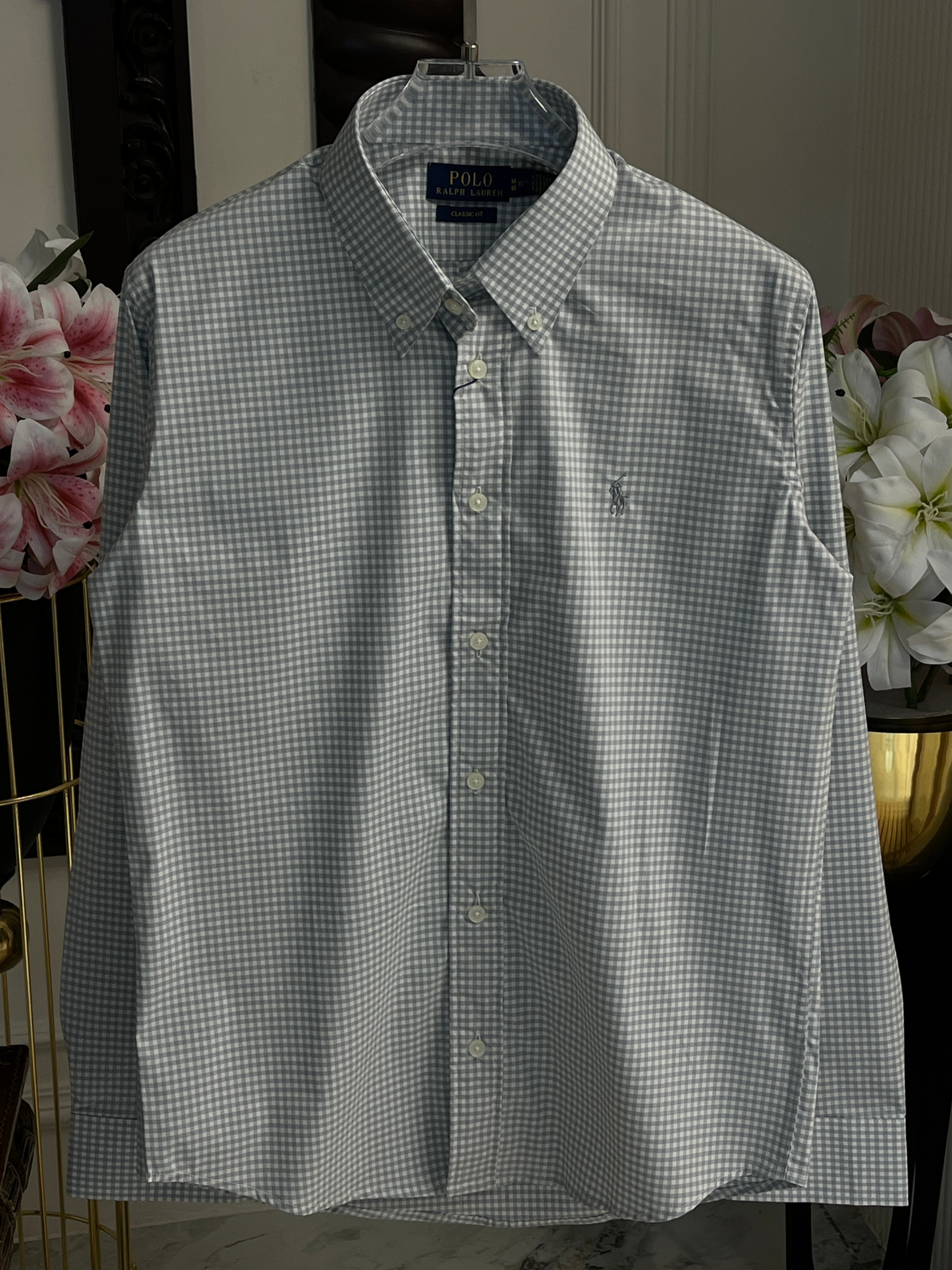 MERCERISED FABRIC  LYCRA PIN CHECK 102