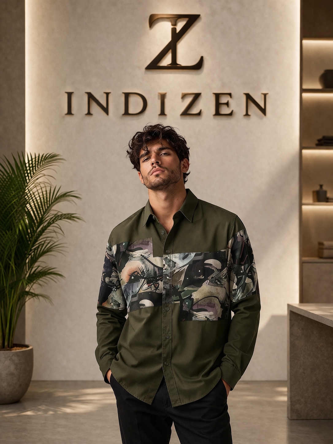 INDIZEN DESIGNER SHIRT