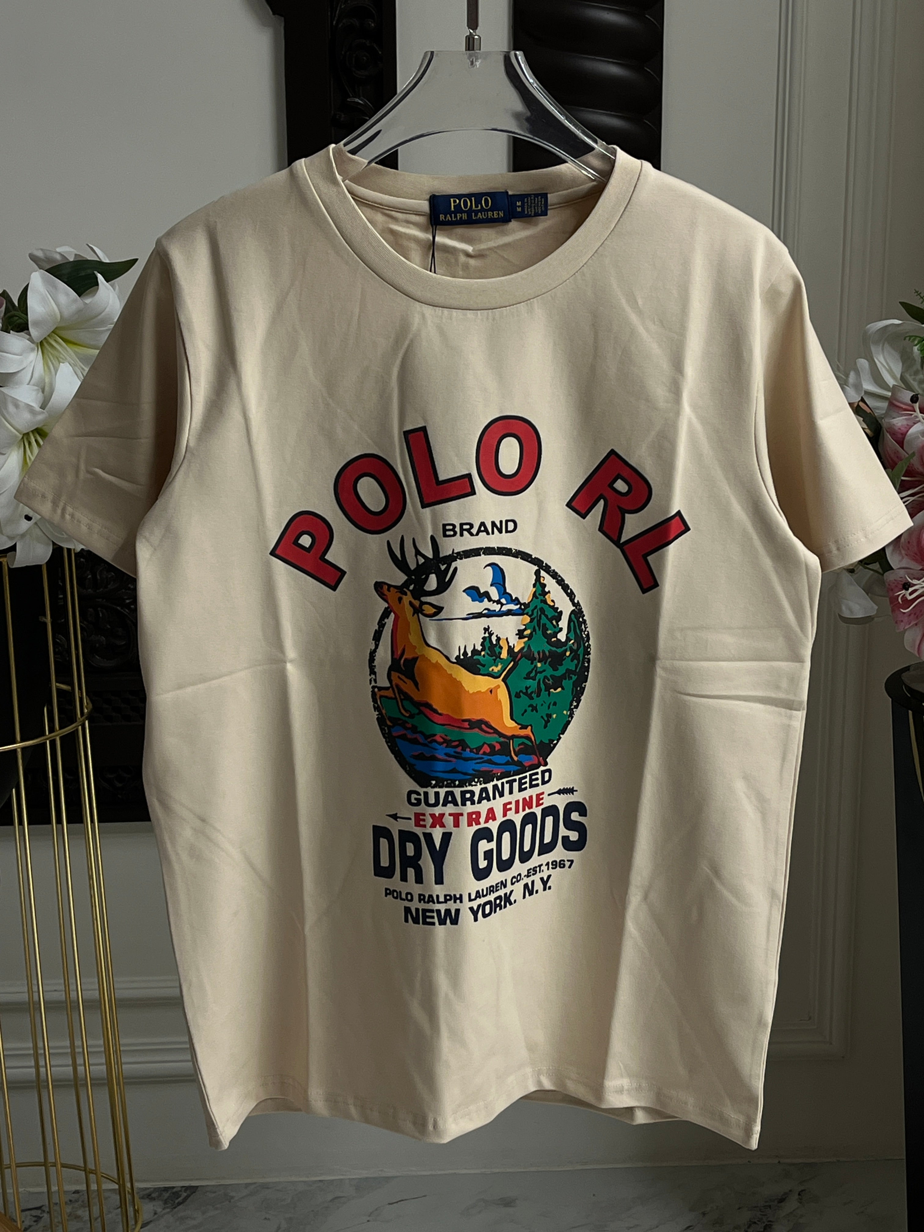 Wildlife Badge Tee- Cream White 115