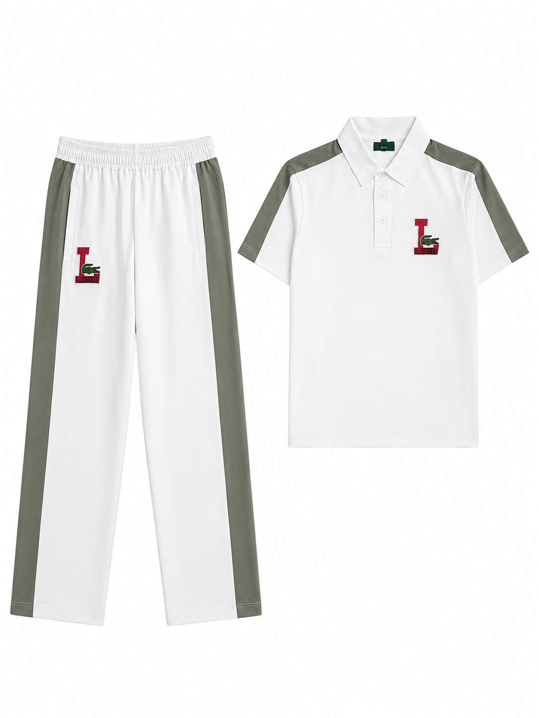 Men's Polo Co-Ord set - Beige