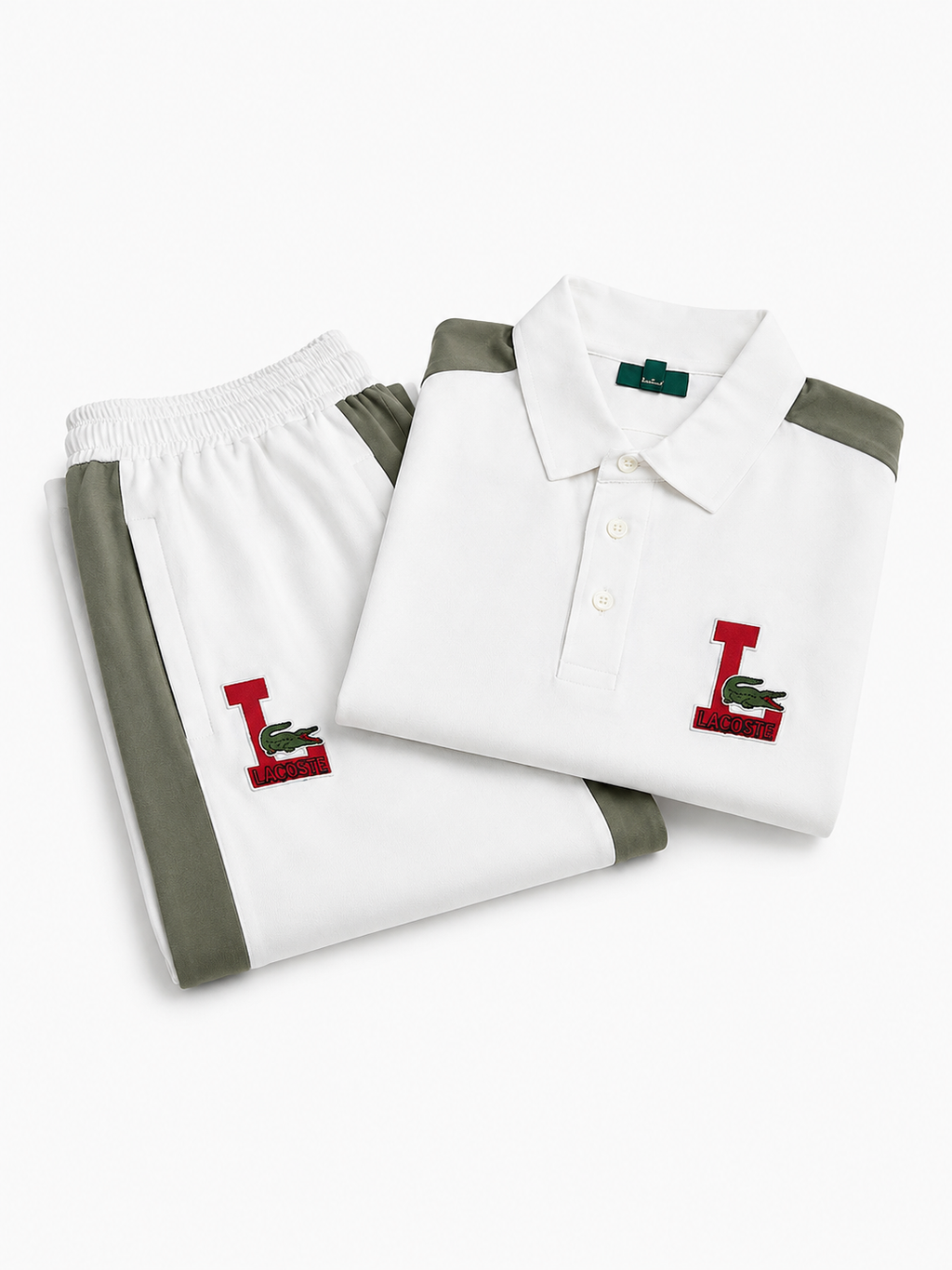 Men's Polo Co-Ord set - Beige