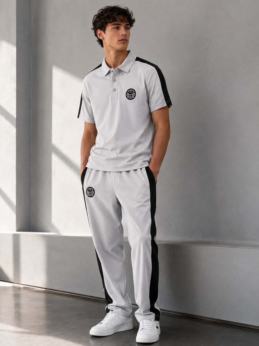 Men's Polo Co-Ord set - Grey