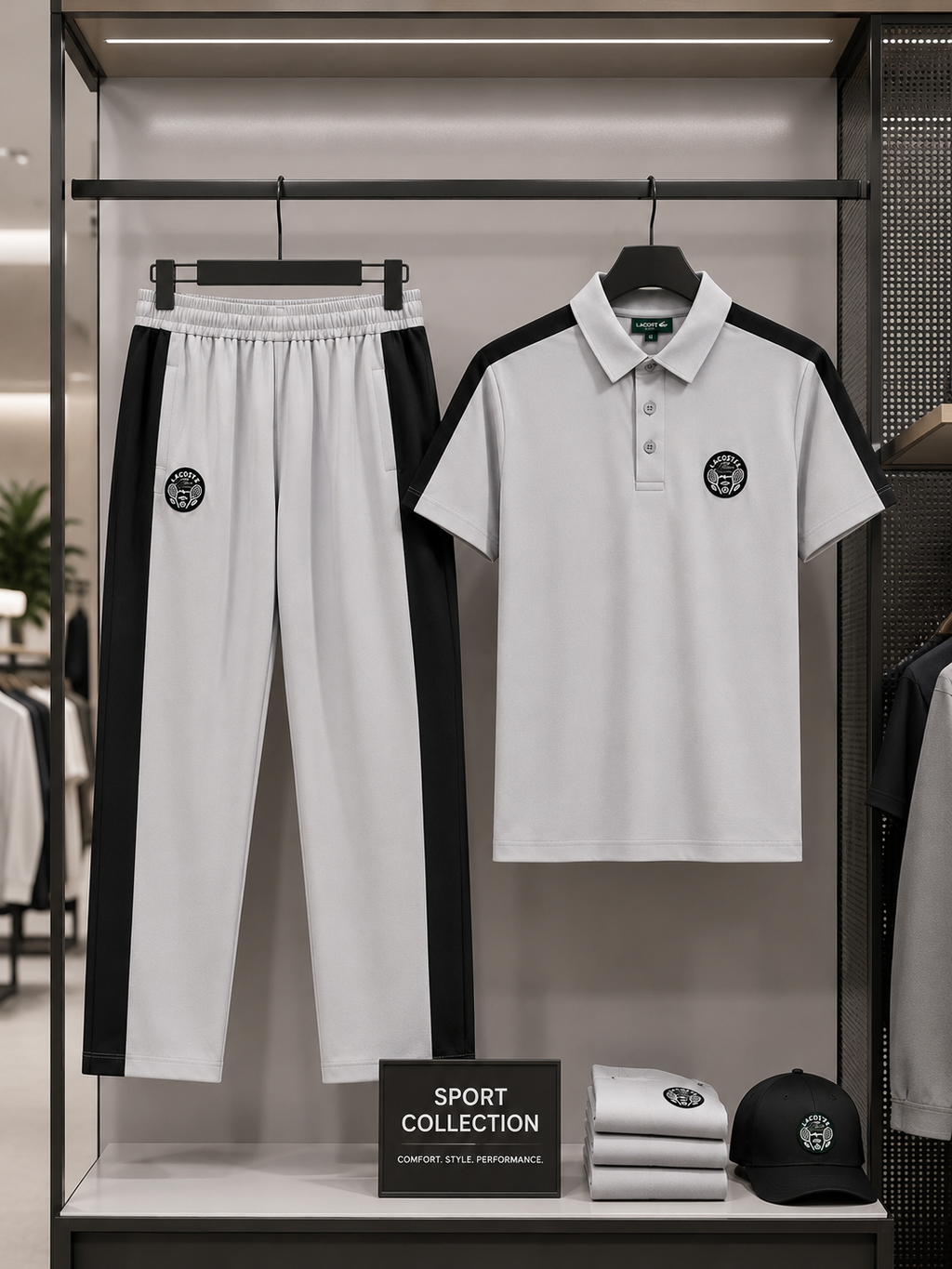 Men's Polo Co-Ord set - Grey