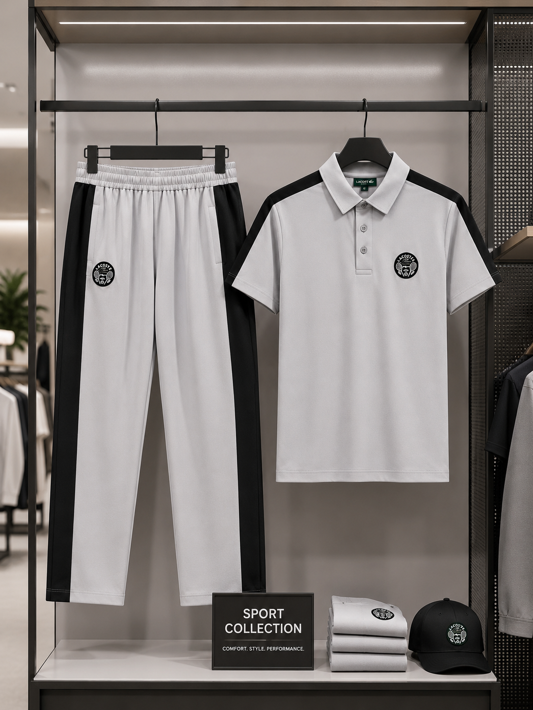Men's Polo Co-Ord set - Grey