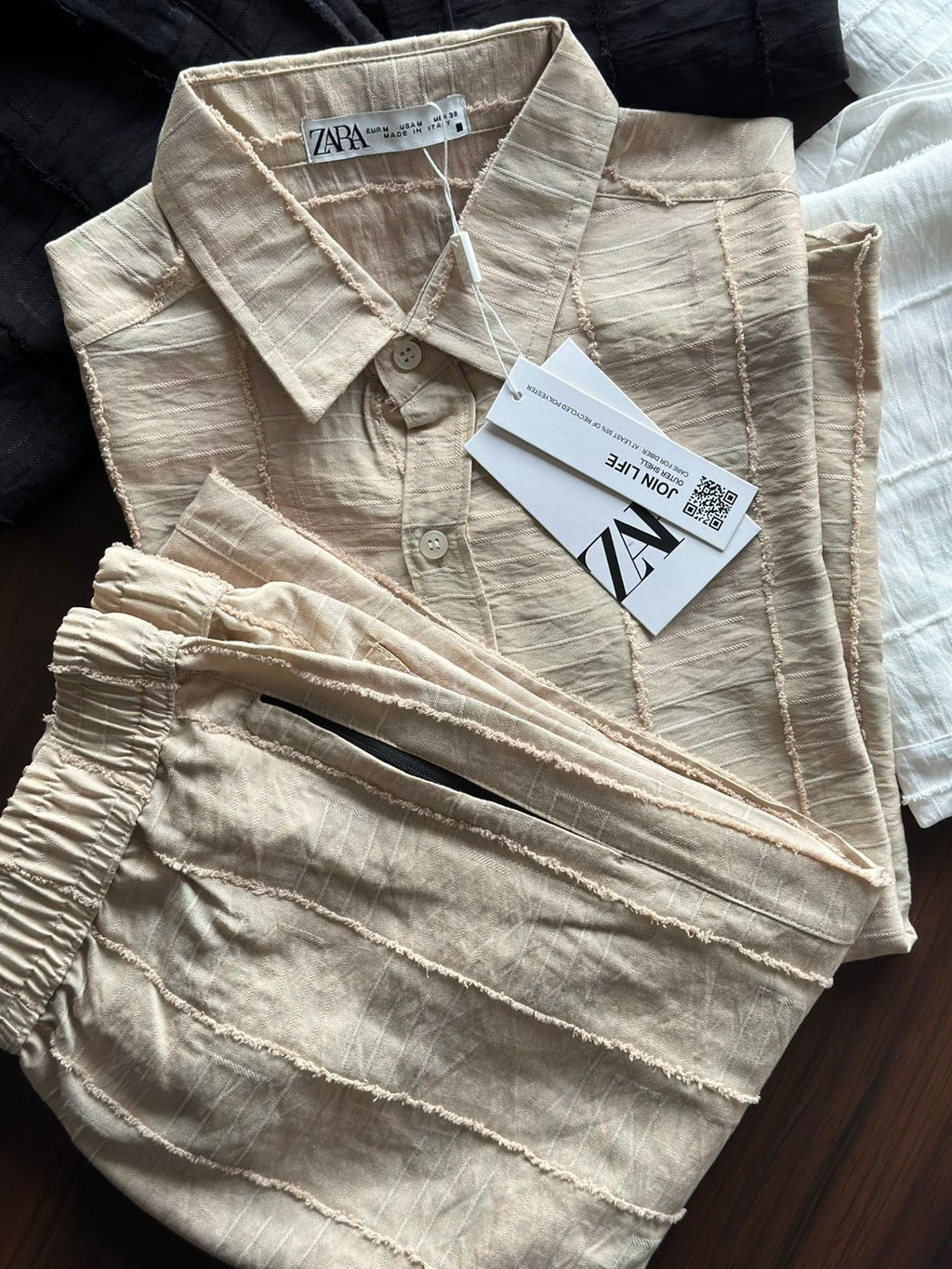 ZARA - PAPER COTTON FABRIC