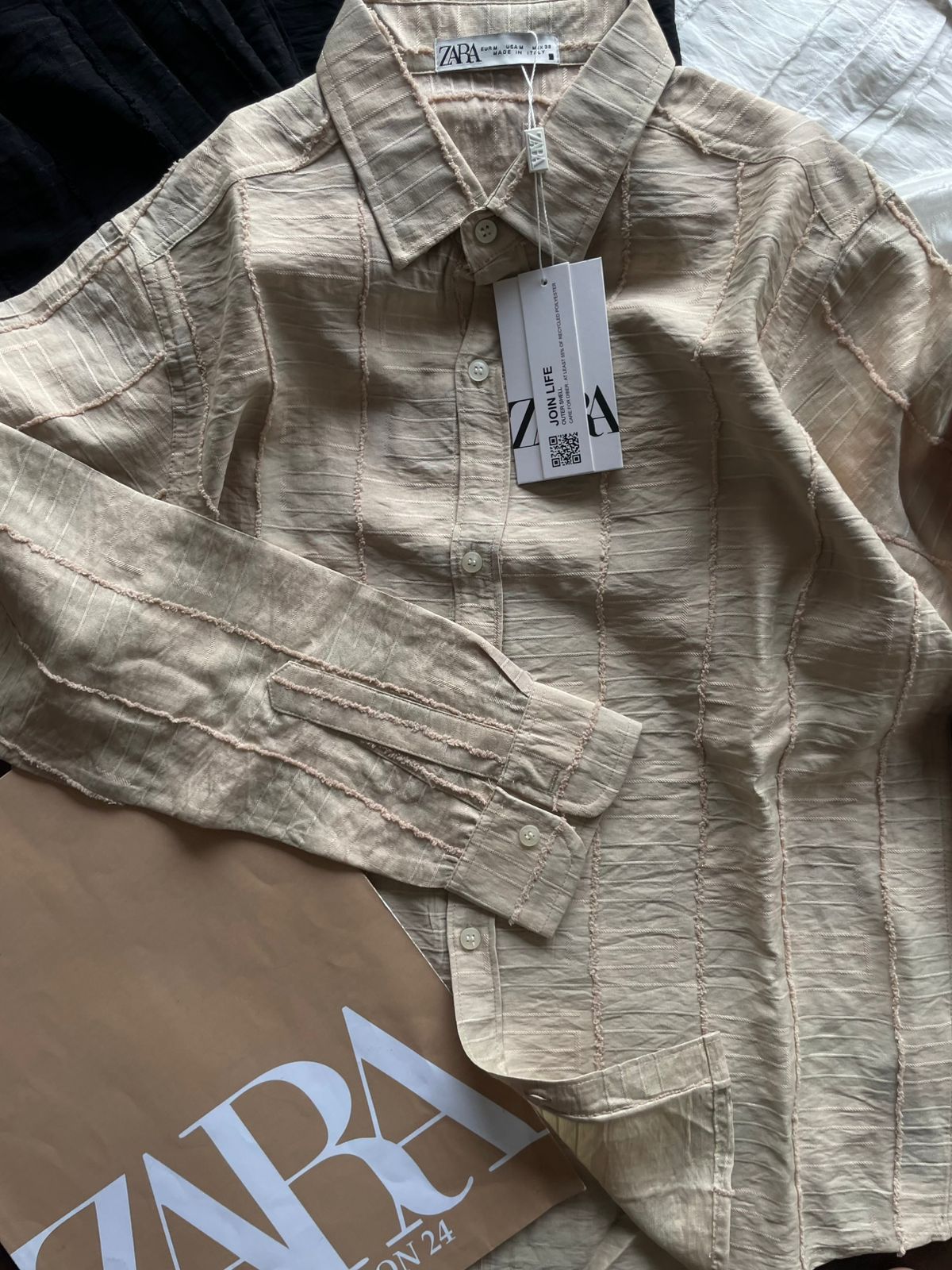 ZARA - PAPER COTTON FABRIC