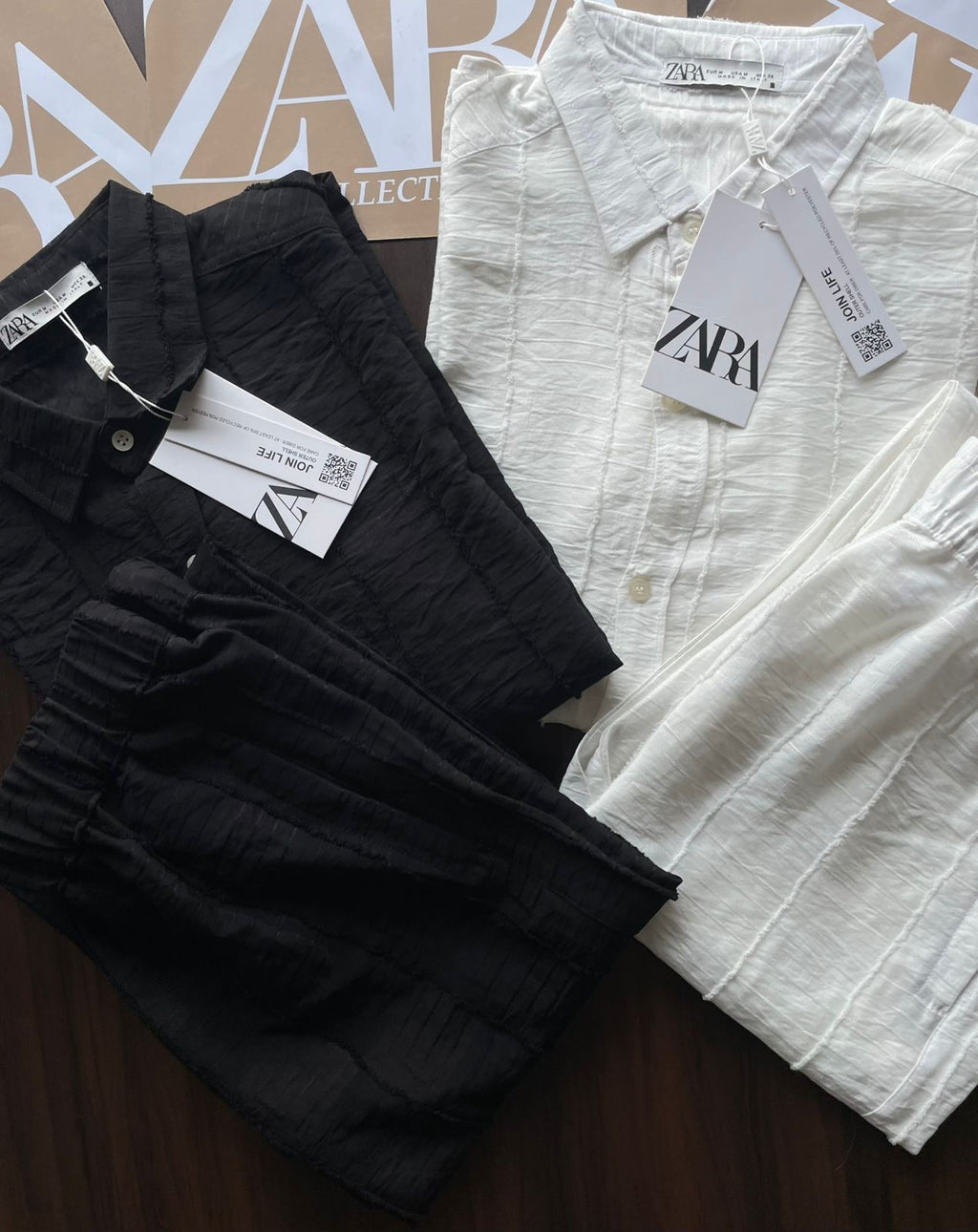 ZARA - PAPER COTTON FABRIC
