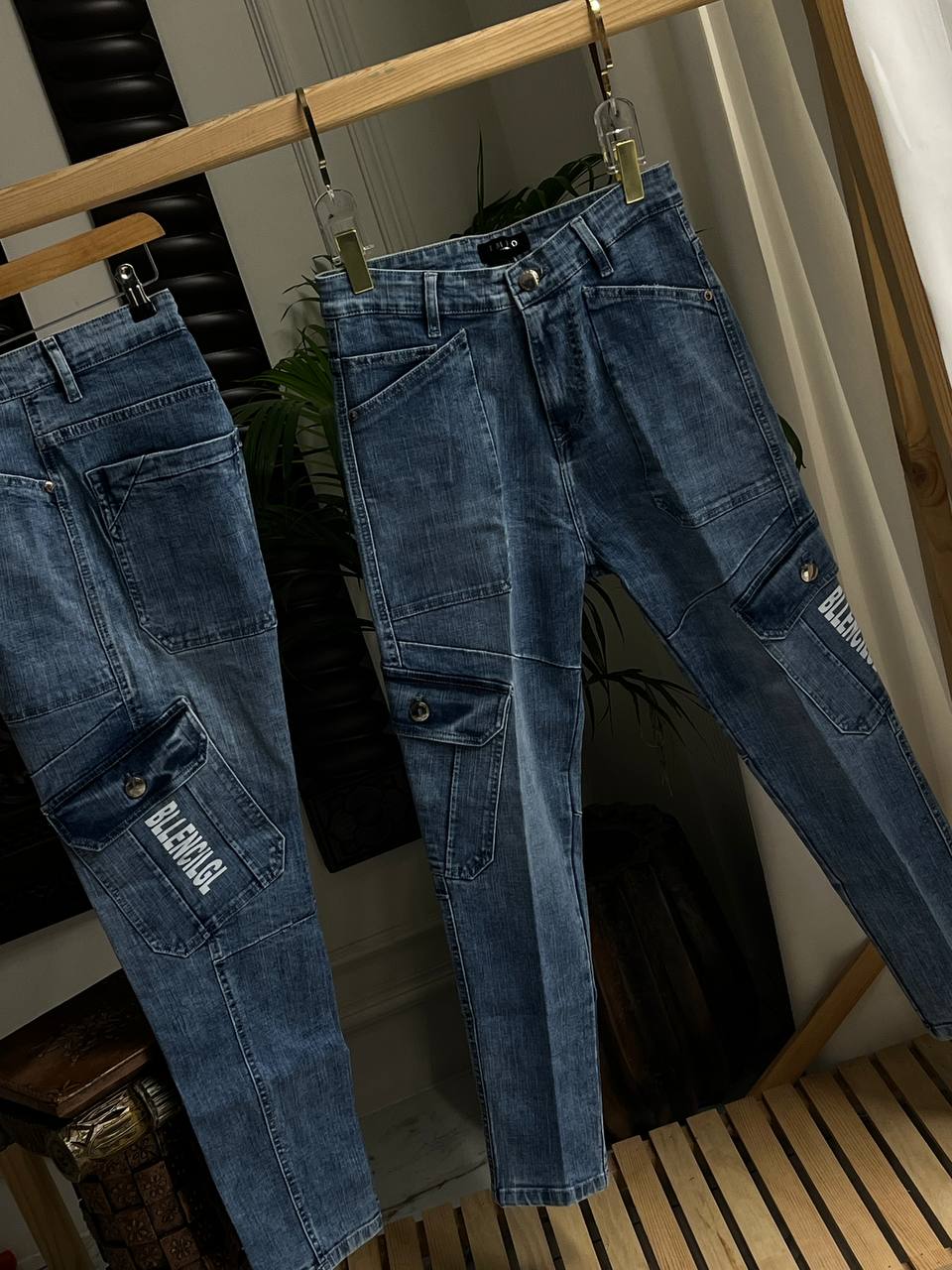 IMPO DENIM CARGO PENT